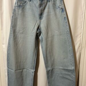 Uniqlo Light Blue Baggy Curve Jeans